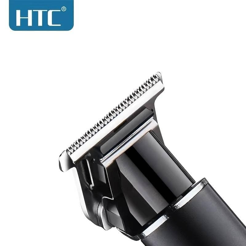 HTC AT-115 Fully Metal Body Professional Mens T- Blade Zero Cutting Hair Trimmer - Image 5