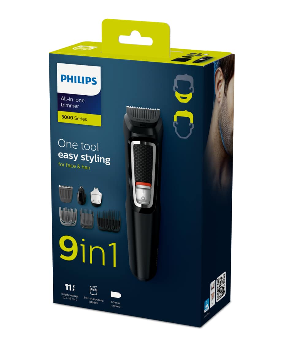 Philips Series 3000 MG3740 9 in 1 Multigroom Trimmer