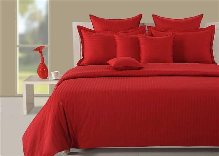 red bed linen