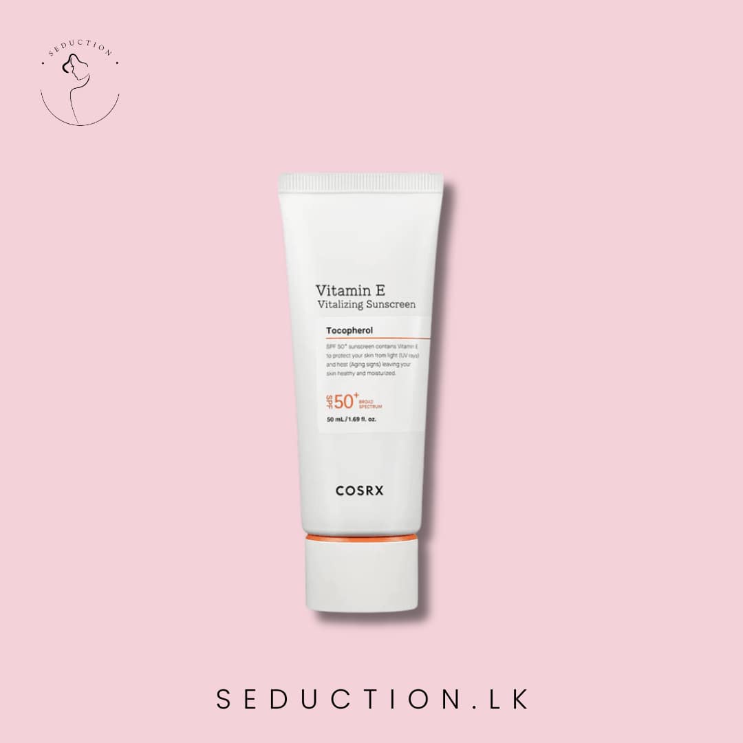 Cosrx Vitamin E Vitalizing Sunscreen SPF 50+ 50ml - LKR 7,500.00