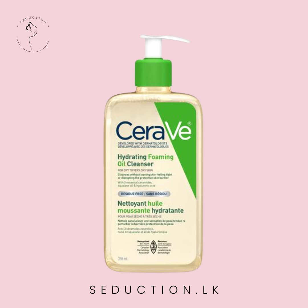 Cerave Hydrating Foaming Oil Cleanser 355ml LKR 9 500 00 cerave-hydrating-foaming-oil-cleanser-355ml-lkr-9-500-00