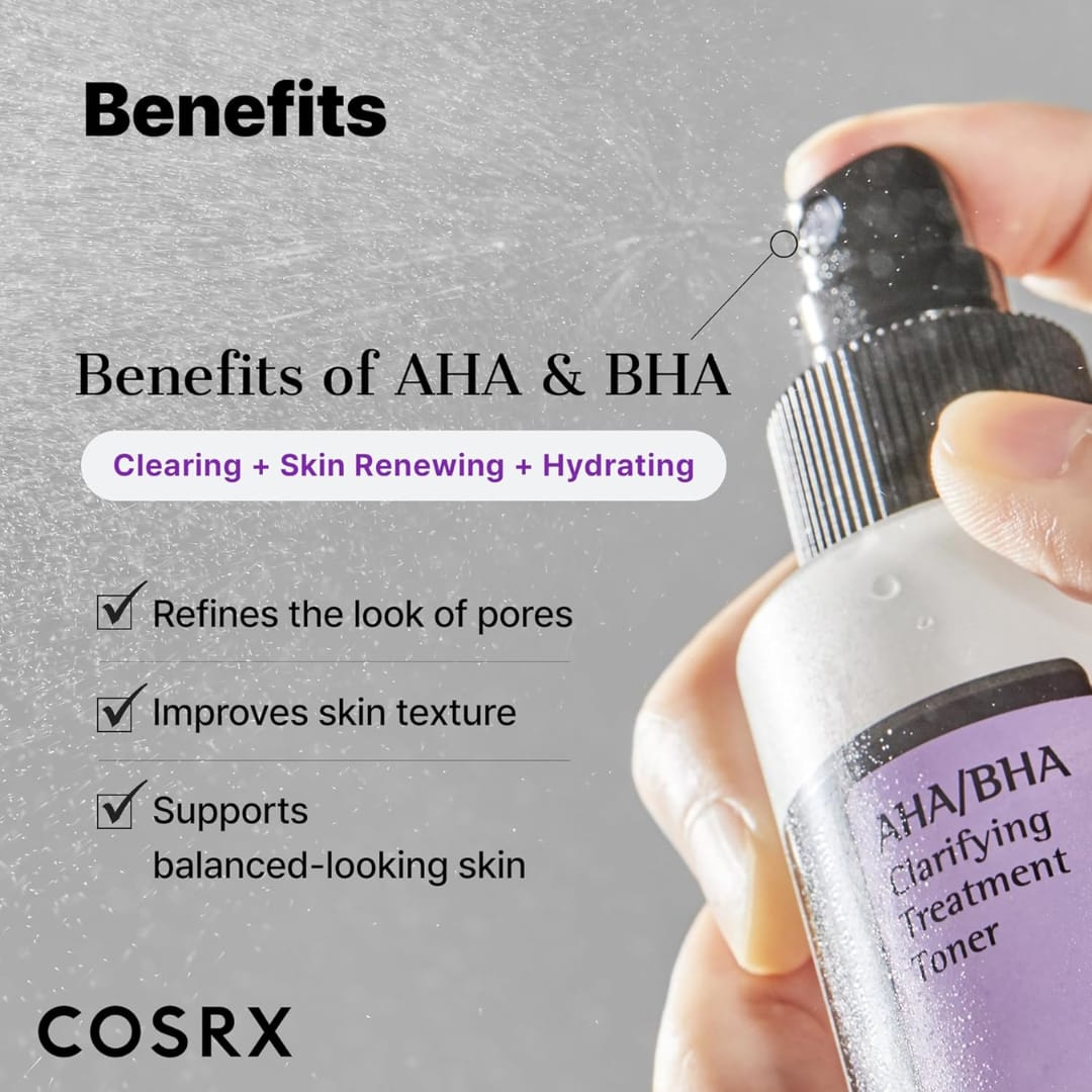 Cosrx AHA/BHA Clarifying Treatment Toner 150ml - Image 5