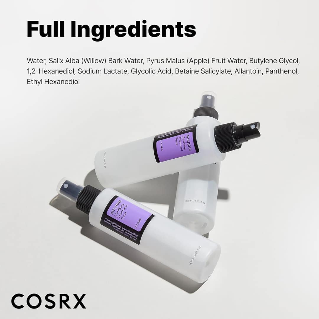Cosrx AHA/BHA Clarifying Treatment Toner 150ml - Image 6