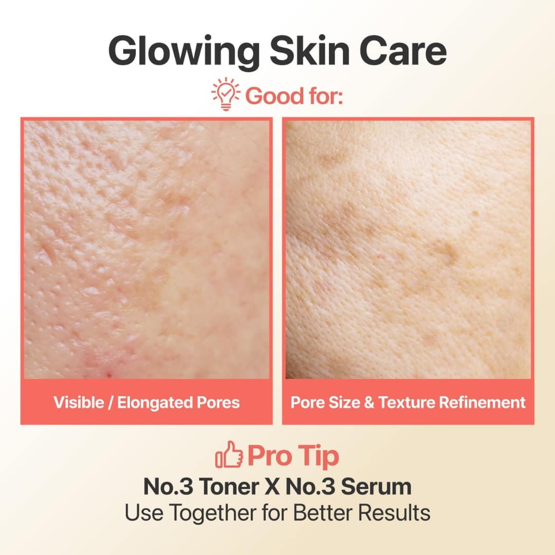 Numbuzin No.3 Super Glowing Essence Toner 200ml - Image 8