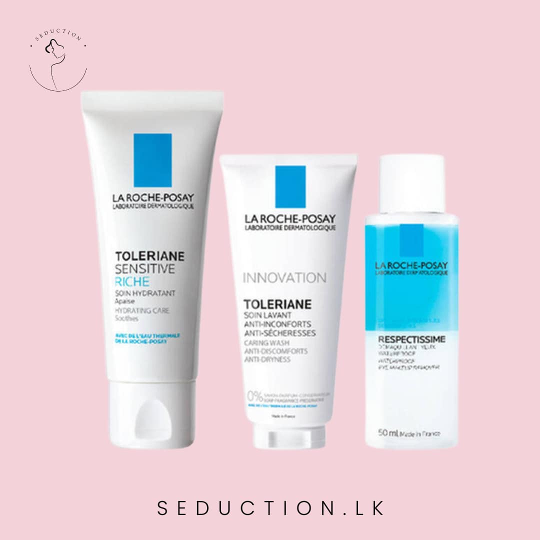 Posay Kit La Roche-Posay Toleriane Sensitive Rich Kit (3 Pcs) - LKR 17,300.00