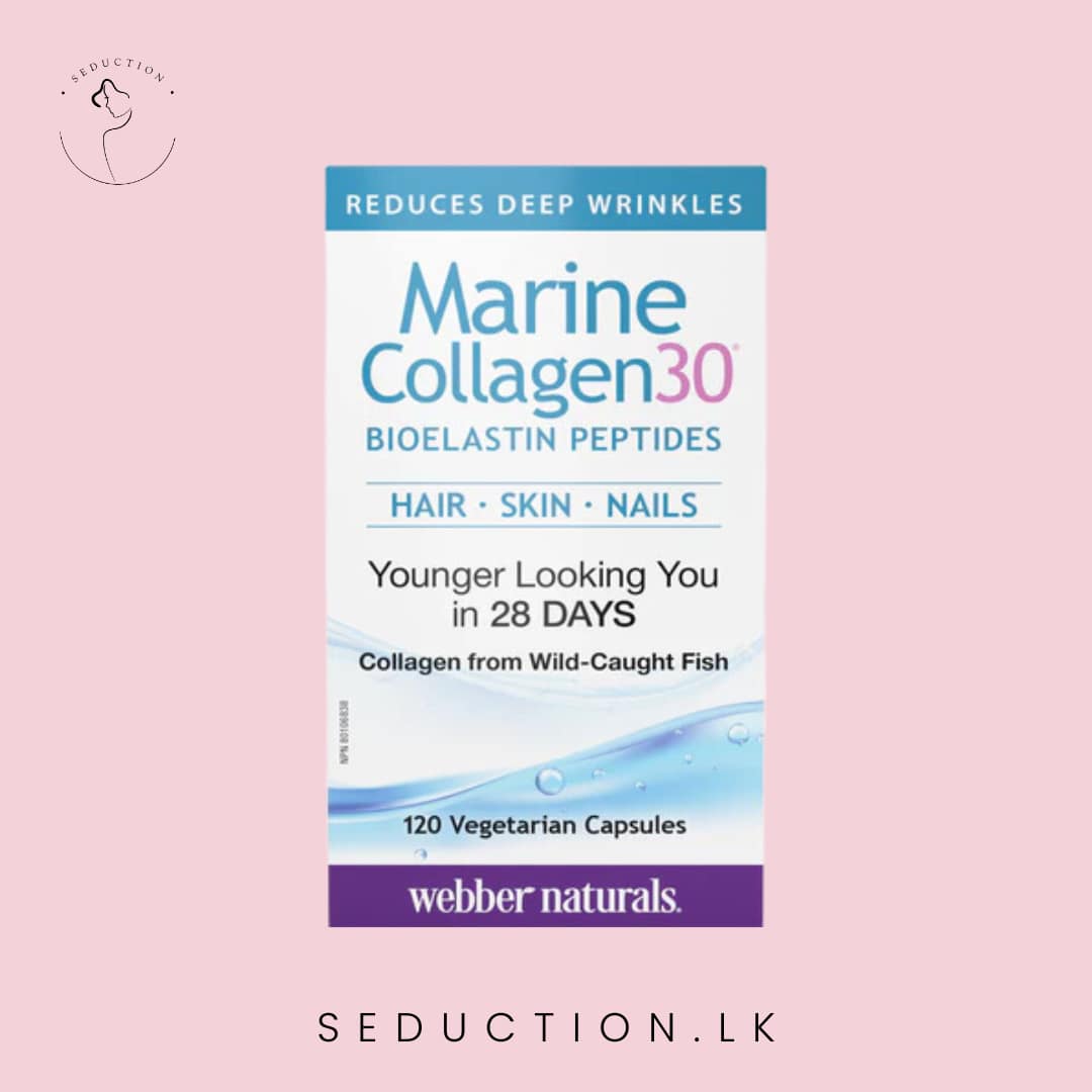 Marine Collagen30 Hair. Skin. Nails 120 Vegetarian Capsules box