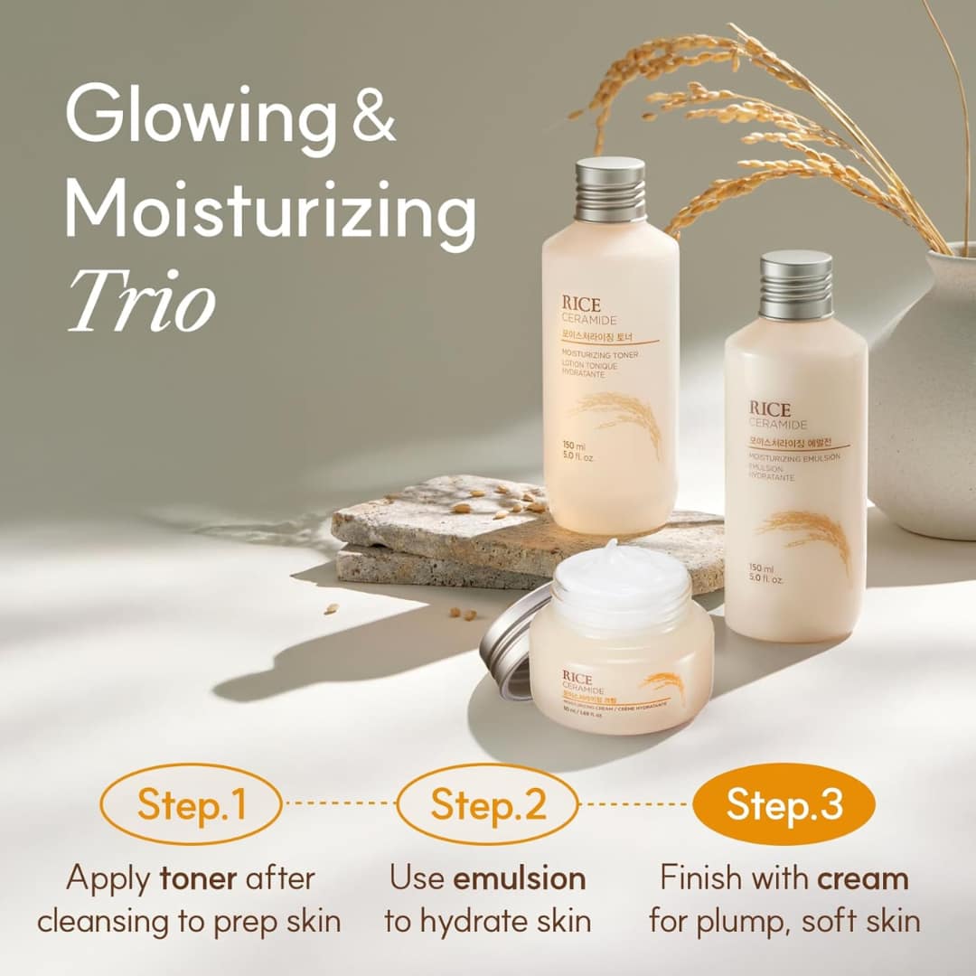 The Face Shop Rice Ceramide Moisturizing Cream 50ml - Image 5