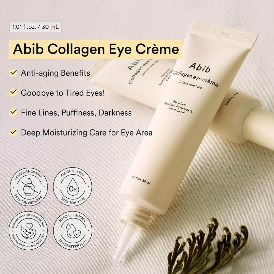 Abib Collagen Eye Cr??me Jericho Rose Tube 30ml - Image 5