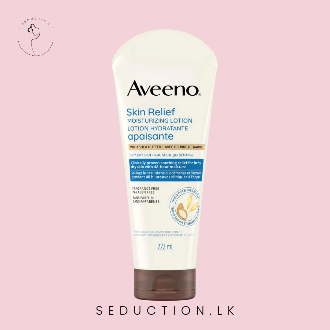 Aveeno Skin Relief Moisturizing Lotion with Shea Butter for Itchy and Dry Skin 222ml