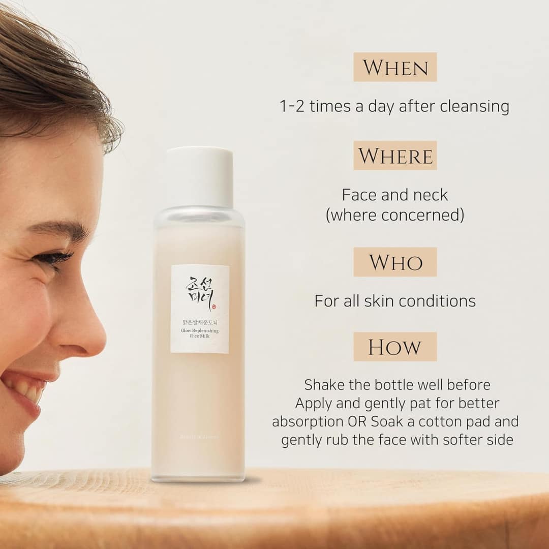 Beauty of Joseon Glow Replenishing Rice Milk Toner 150ml - Image 3