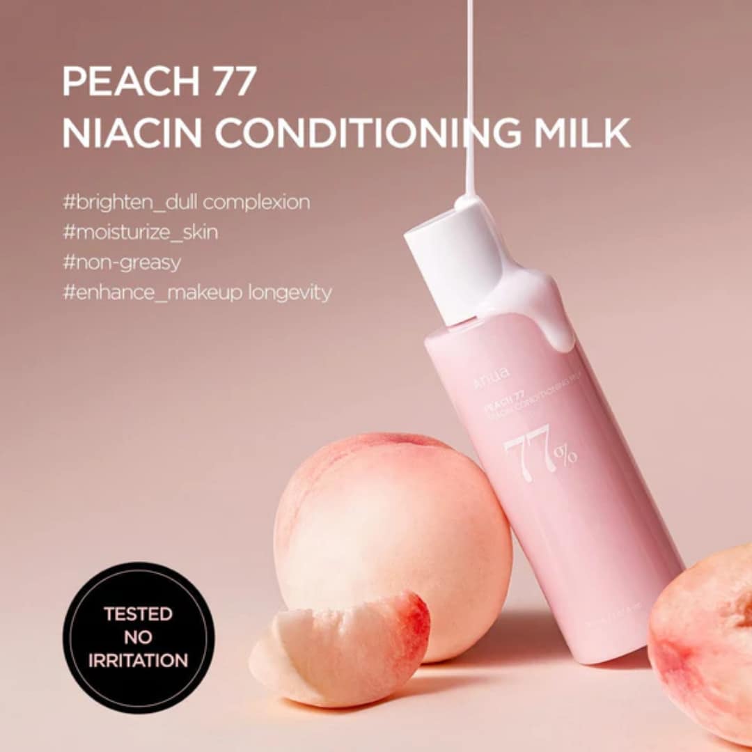 Anua Peach 77% Niacin Conditioning Milk 150ml - Image 6