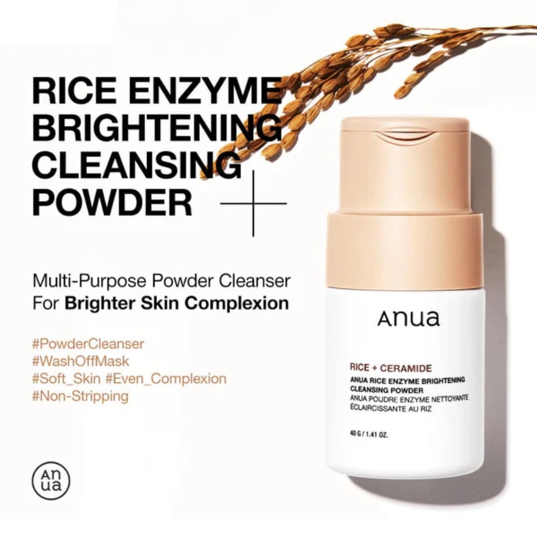 Anua Rice Enzyme Brightening Cleansing Powder 40g - Image 4