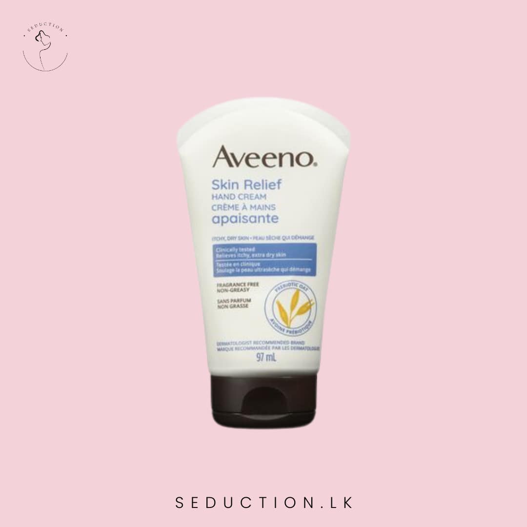 Aveeno Skin Relief Hand Cream for Itchy Dry Skin Fragrance Free 97ml