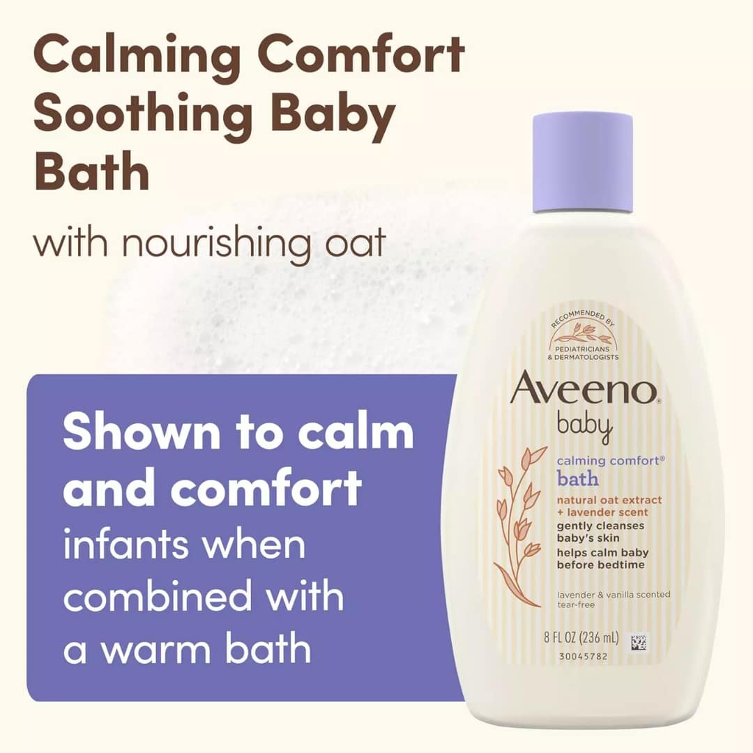 Aveeno Baby Calming Comfort Bath 236ml - Image 4