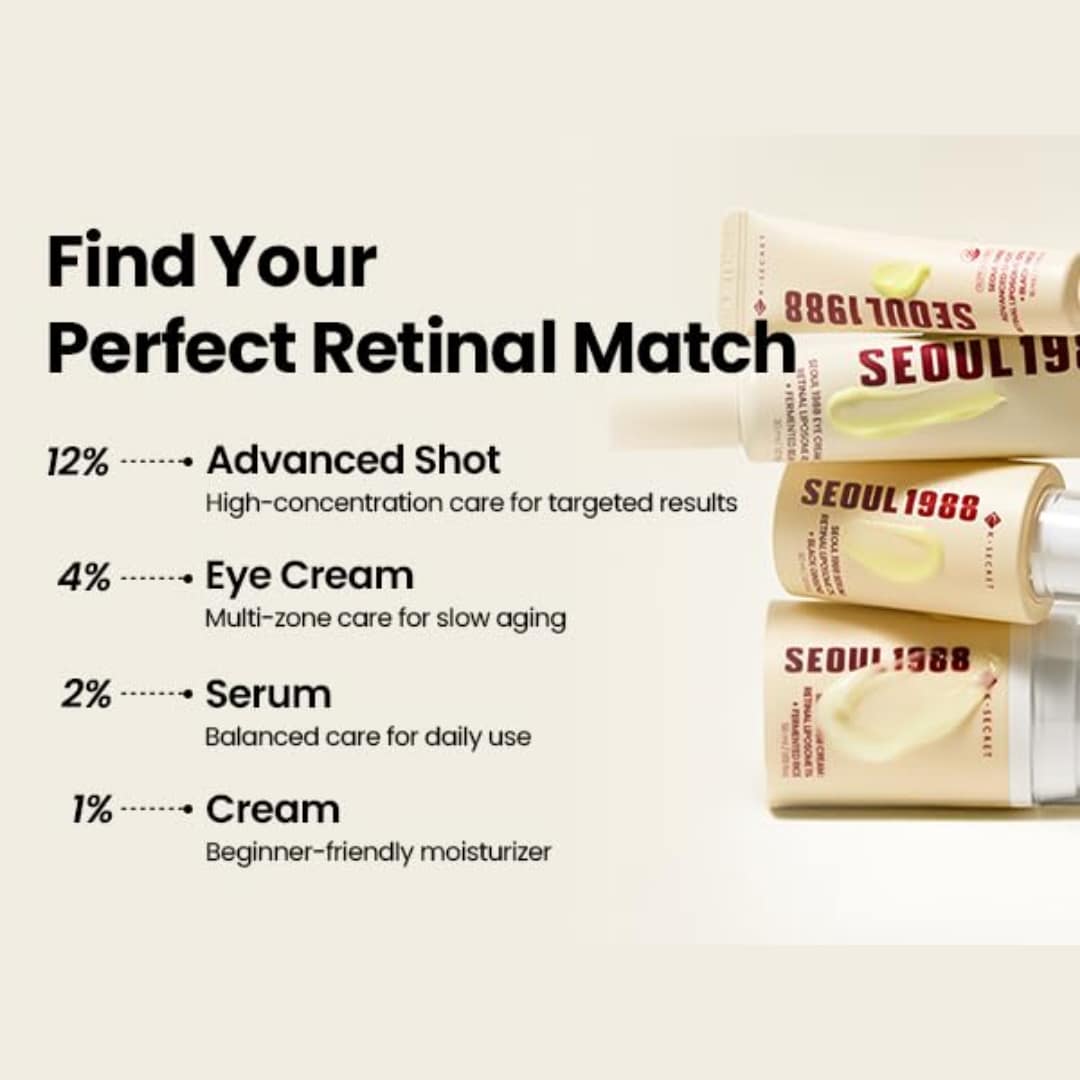Ksecret Seoul 1988 Eye Cream : Retinal Liposome 4% + Fermented Bean 30ml - Image 6