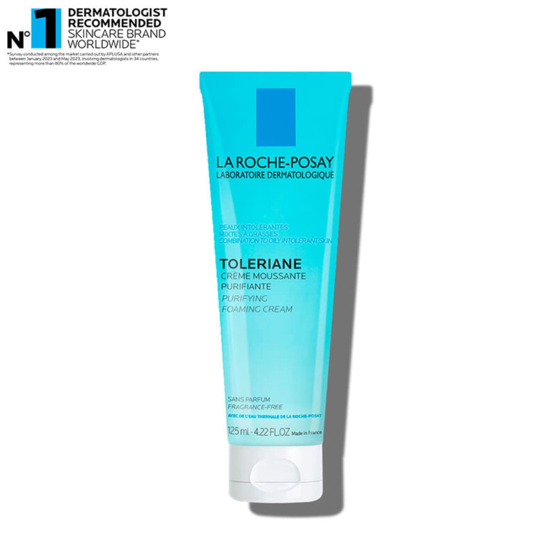 La Roche-Posay Toleriane Purifying Foaming Cream Cleanser 125ml Tube