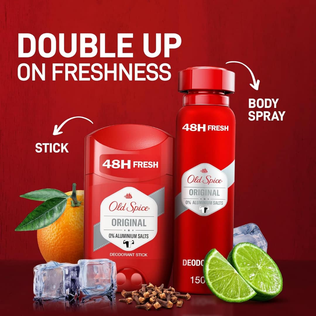 Old Spice Original Deodorant Stick 50ml - Image 4