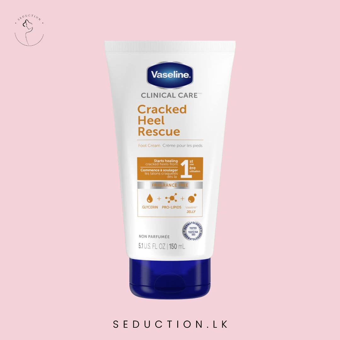 Vaseline-Clinical-Care-Cracked-Heel-Rescue-Foot-Cream-Fragrance-Free-150ml Tube