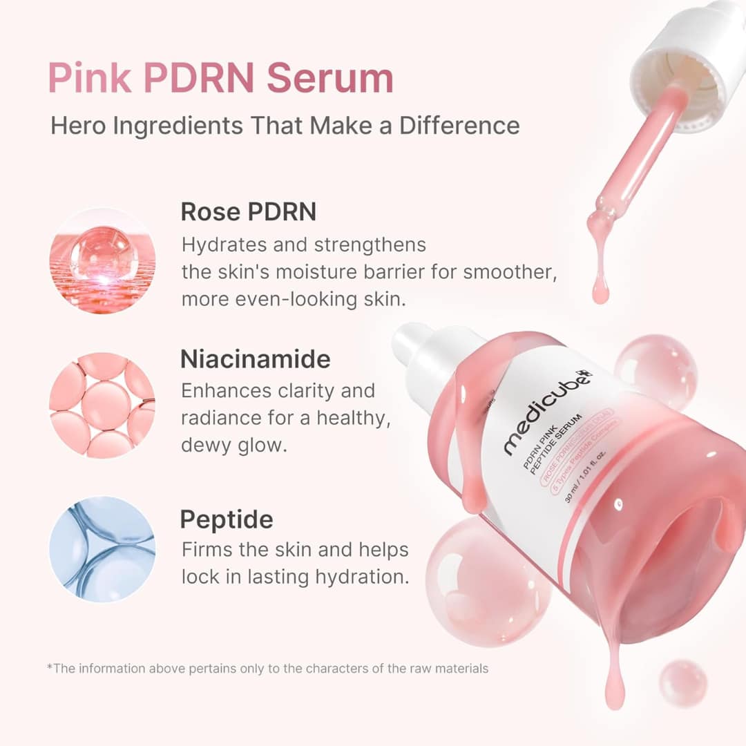 Medicube Pdrn Pink Peptide Serum 30ml - Image 4