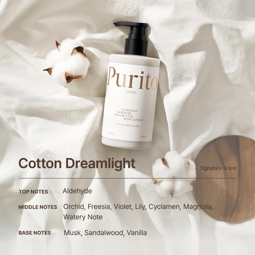 Purito Seoul Luminous??moisture??shea??butter??body??lotion??cotton??dreamlight 300ml - Image 4