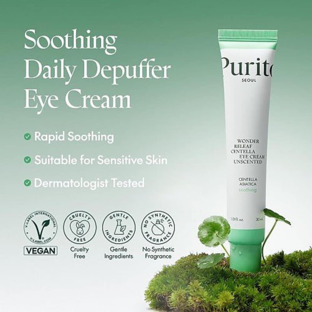 Purito Seoul Wonder Releaf Centella Eye Cream Unscented 30ml - Image 6
