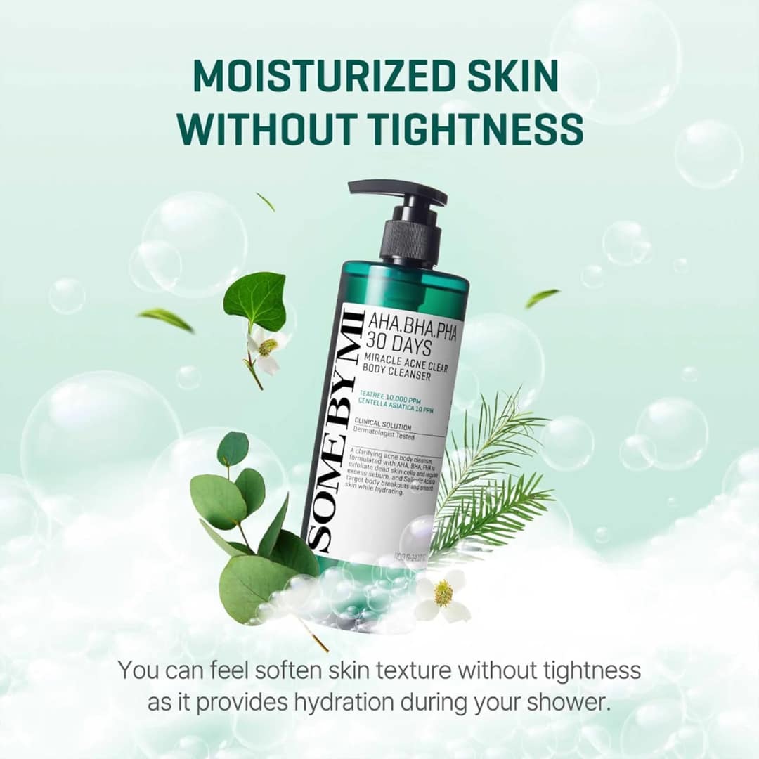 Some By Mi Aha Bha Pha 30 Days Miracle Acne Clear Body Cleanser 400g - Image 5