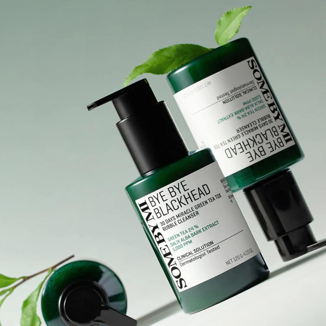 Some By Mi Bye Bye Blackhead 30 Days Green Tea Tox Bubble Cleanser - Image 2