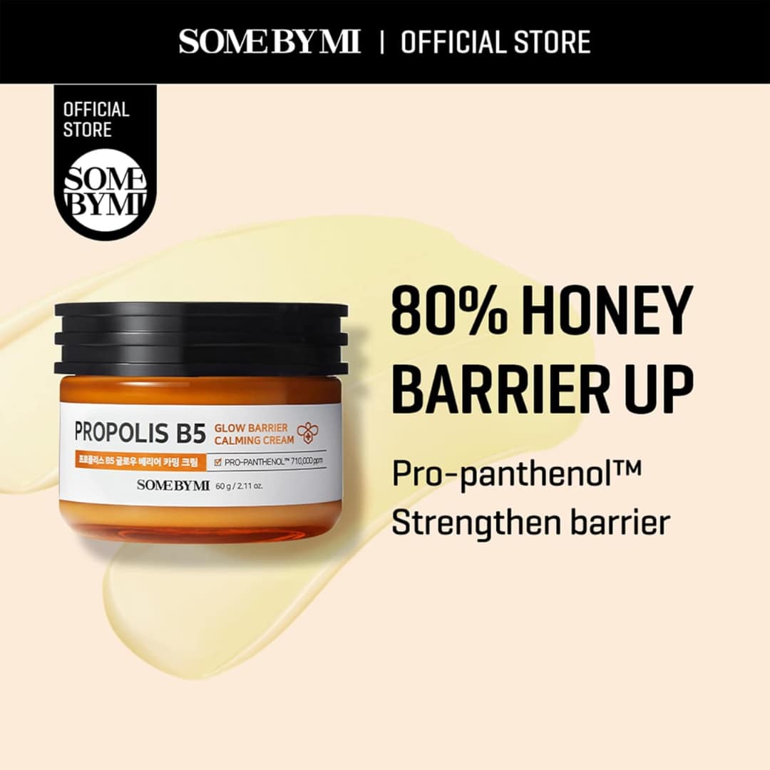 Some By Mi Propolis B5 Glow Barrier Calming Cream 60g - Image 2