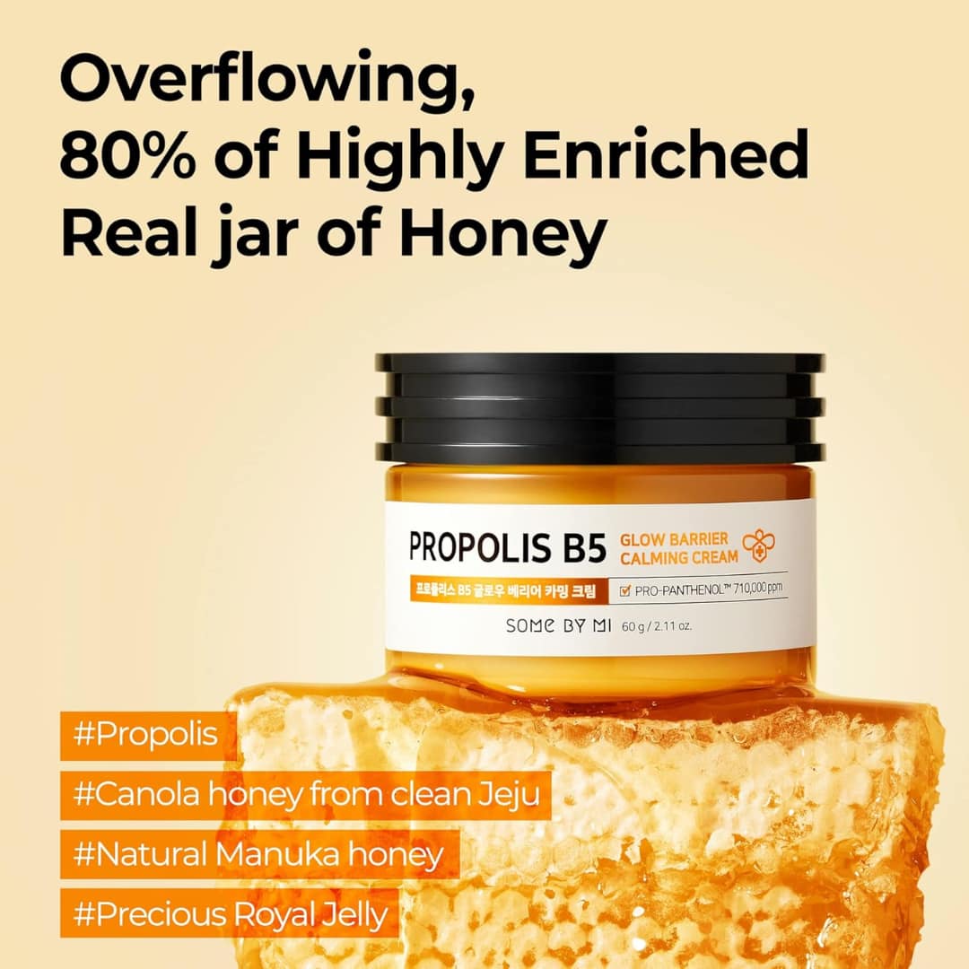 Some By Mi Propolis B5 Glow Barrier Calming Cream 60g - Image 3