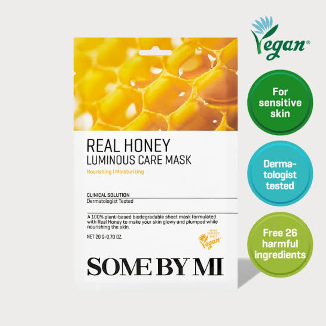 Some By Mi Real Honey Luminous Care Mask 20g - Image 5