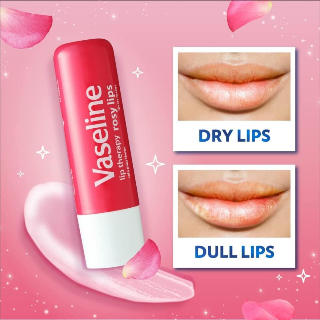 Vaseline Lip Therapy Stick Rosy Lips 4.8g - Image 5