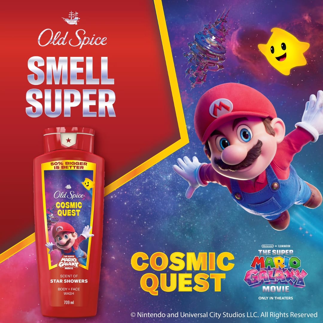 Old-Spice-Body-Wash-for-Men-Cosmic-Quest-Scent-of-Star-Showers-Old-Spice-x-The-Super-Mario-Galaxy-Movie-247-Shower-Fresh-709ml