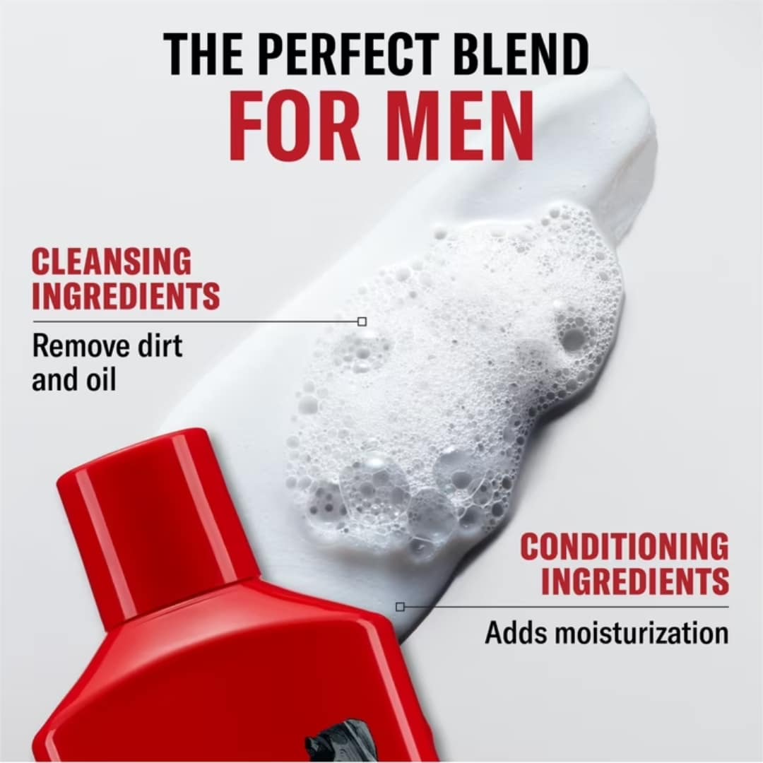 Old Spice Deep Clean Shampoo for Men with Charcoal, Fresh and Clean Scent, Removes Built Up Dirt and Oil 400ml - Image 4