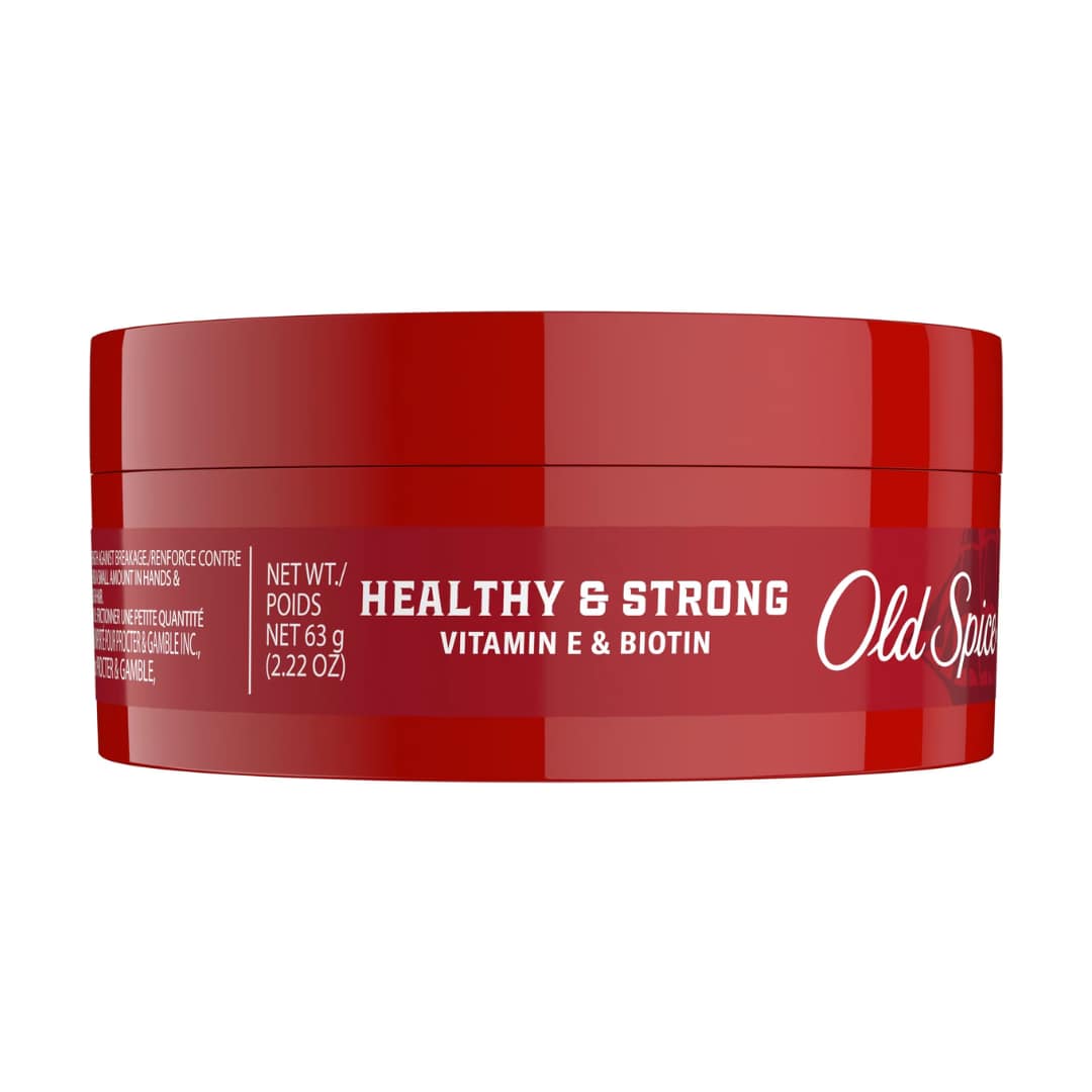 Old Spice High Hold Clay for Men, Healthy & Strong with Vitamin E & Biotin, Men's Hair Styling Clay, High Hold, Matte Finish 63g