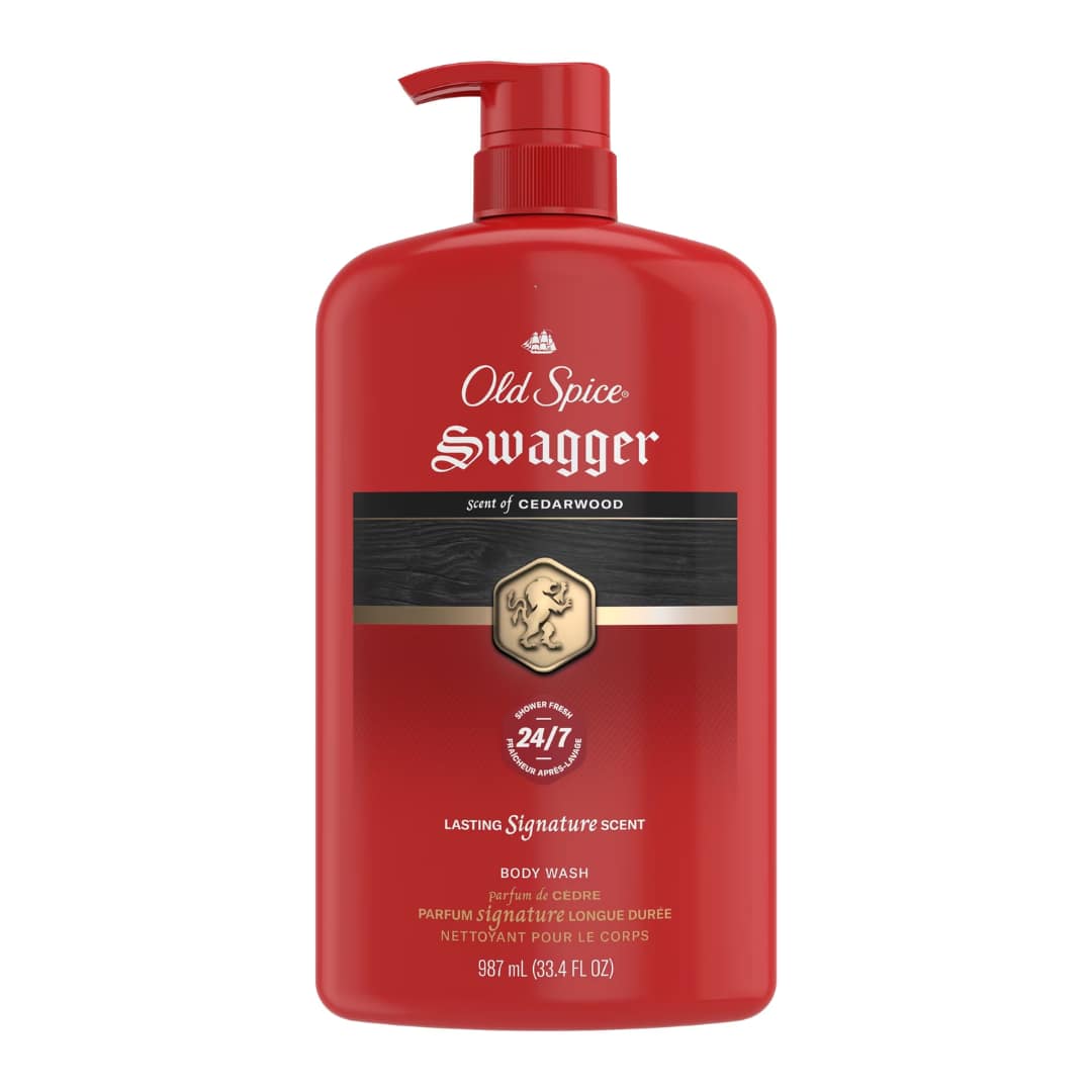 Old-Spice-Mens-Body-Wash-Pump-Swagger-Scent-of-Confidence-987ml Bottle