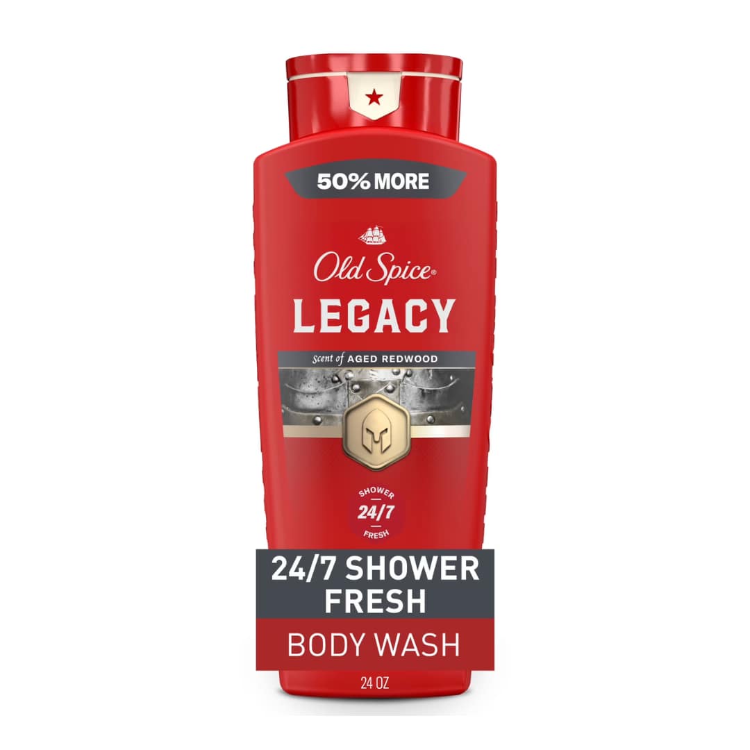 Old-Spice-Red-Collection-Body-Wash-for-Men-Legacy-Scent-Refreshing-Clean-Moisturizing-Formula-Long-Lasting-Fragrance-709ml Bottle