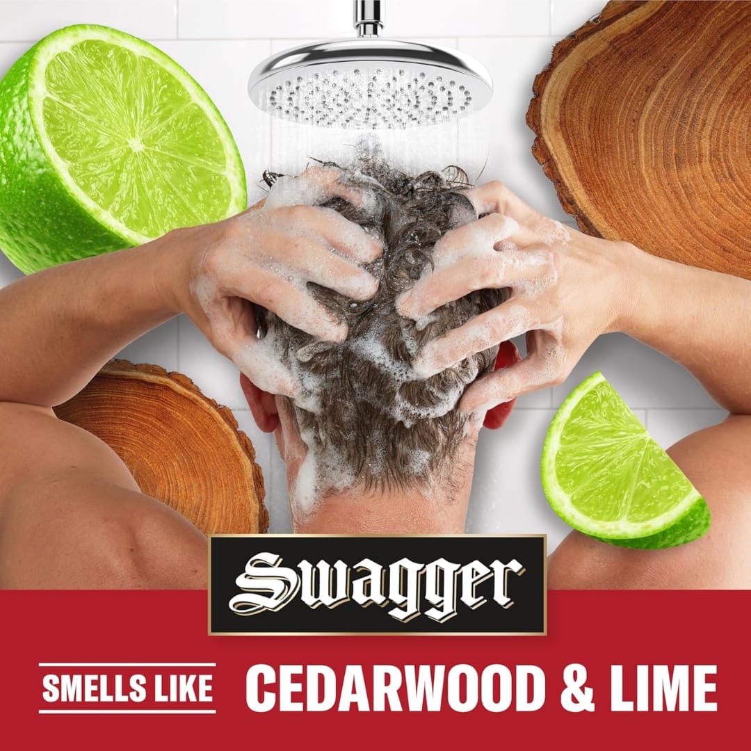 Old Spice Swagger 2in1 Shampoo and Conditioner for Men 400ml - Image 6