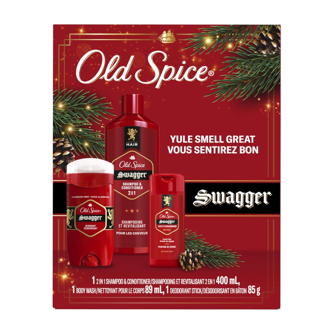 Old-Spice-Yule-Smell-Great-Gift-Set-with-Swagger-2in1-Shampoo-amp-Conditioner-Red-Collection-Bodywash-and-Deodorant