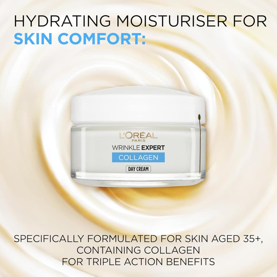 L'Oreal Paris Wrinkle Expert 35+ Collagen Day Cream 50ml - Image 4
