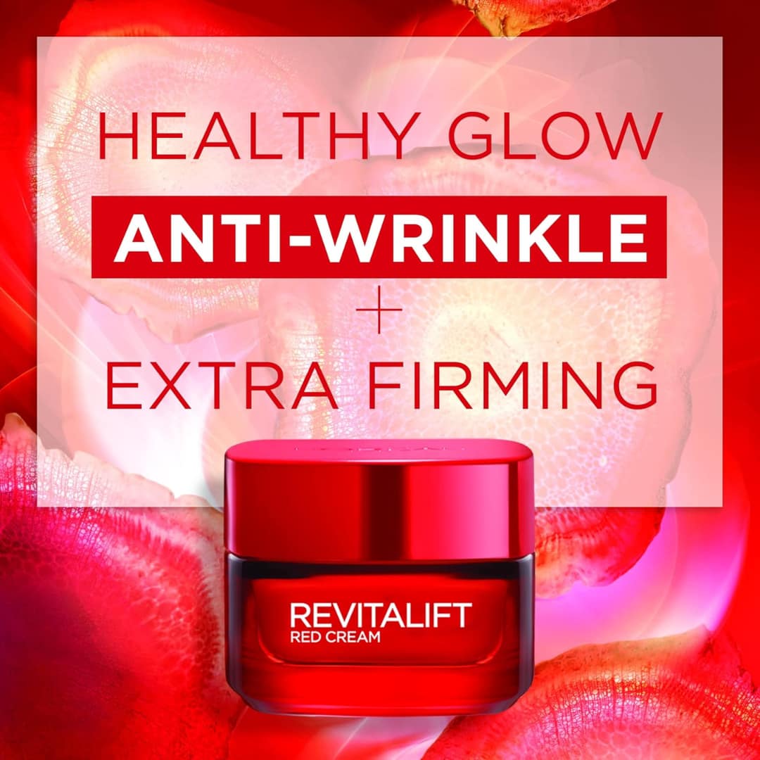 Loreal Revitalift Energising Red Day Cream 50ml - Image 4