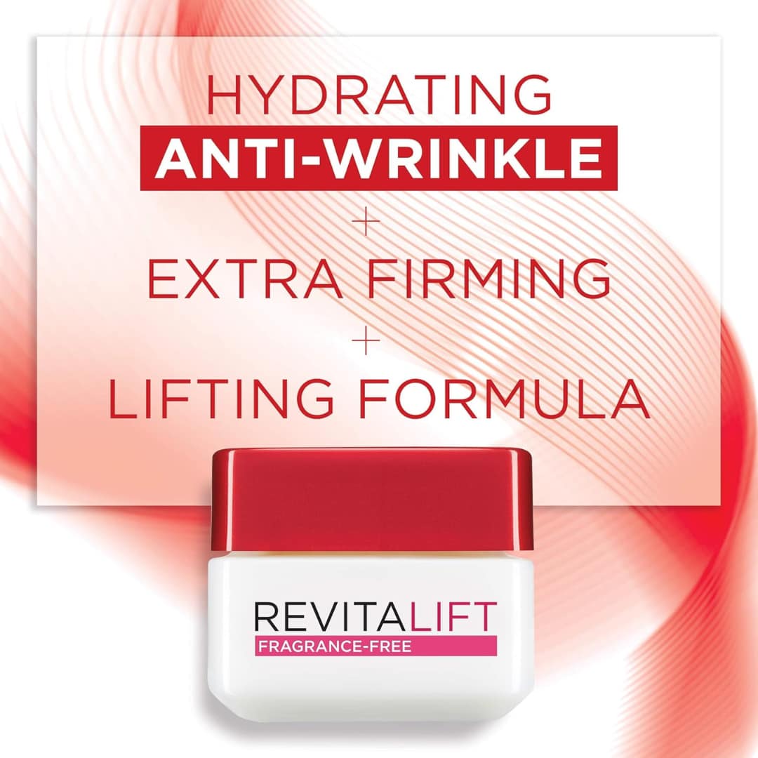 Loreal Revitalift Hydrating Cream Fragrance Free 50ml - Image 3