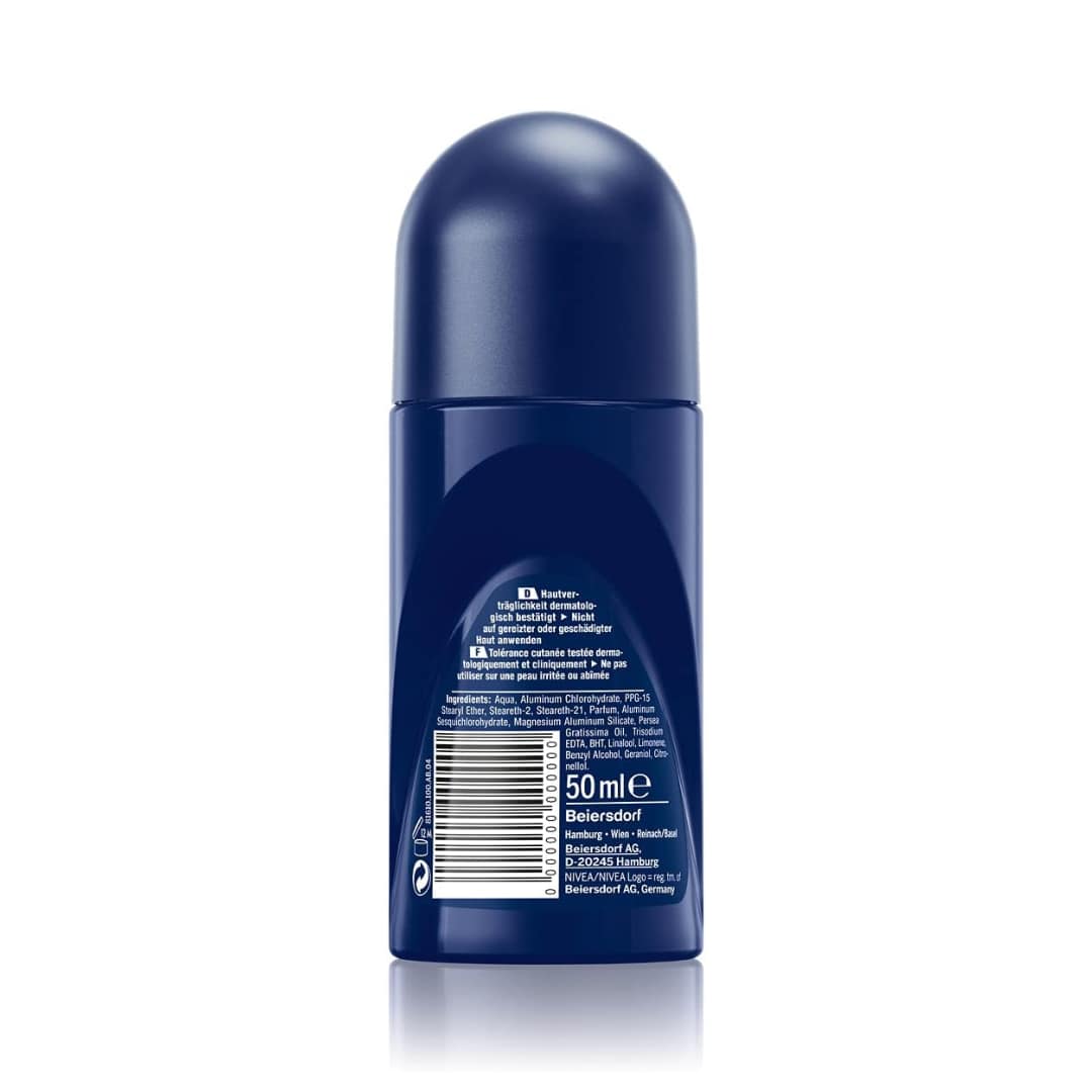 Nivea Men Dry Impact 72H Anti-Bacterial Anti-Perspirant Roll On 50ml - Image 5