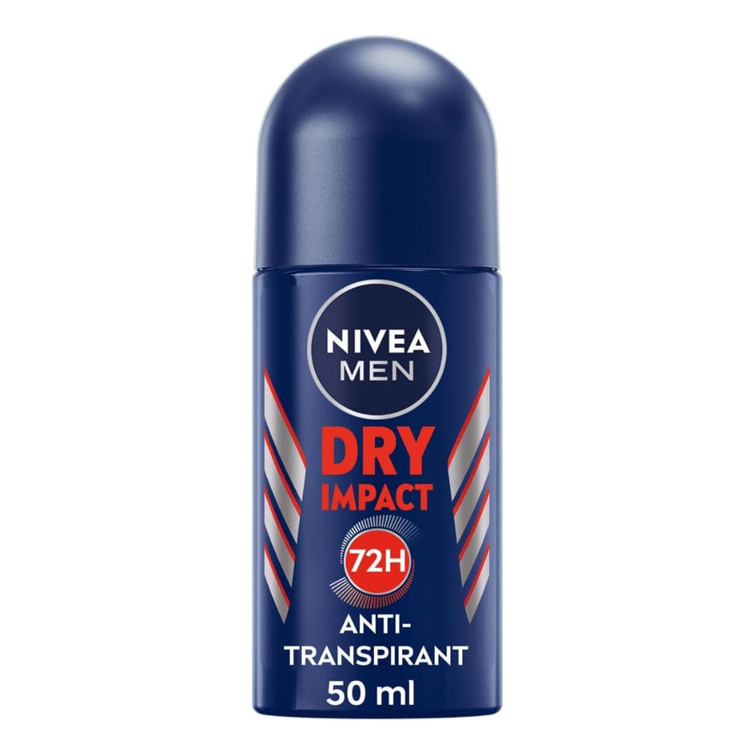 Nivea Men Dry Impact 72H Anti-Bacterial Anti-Perspirant Roll On 50ml - Image 6