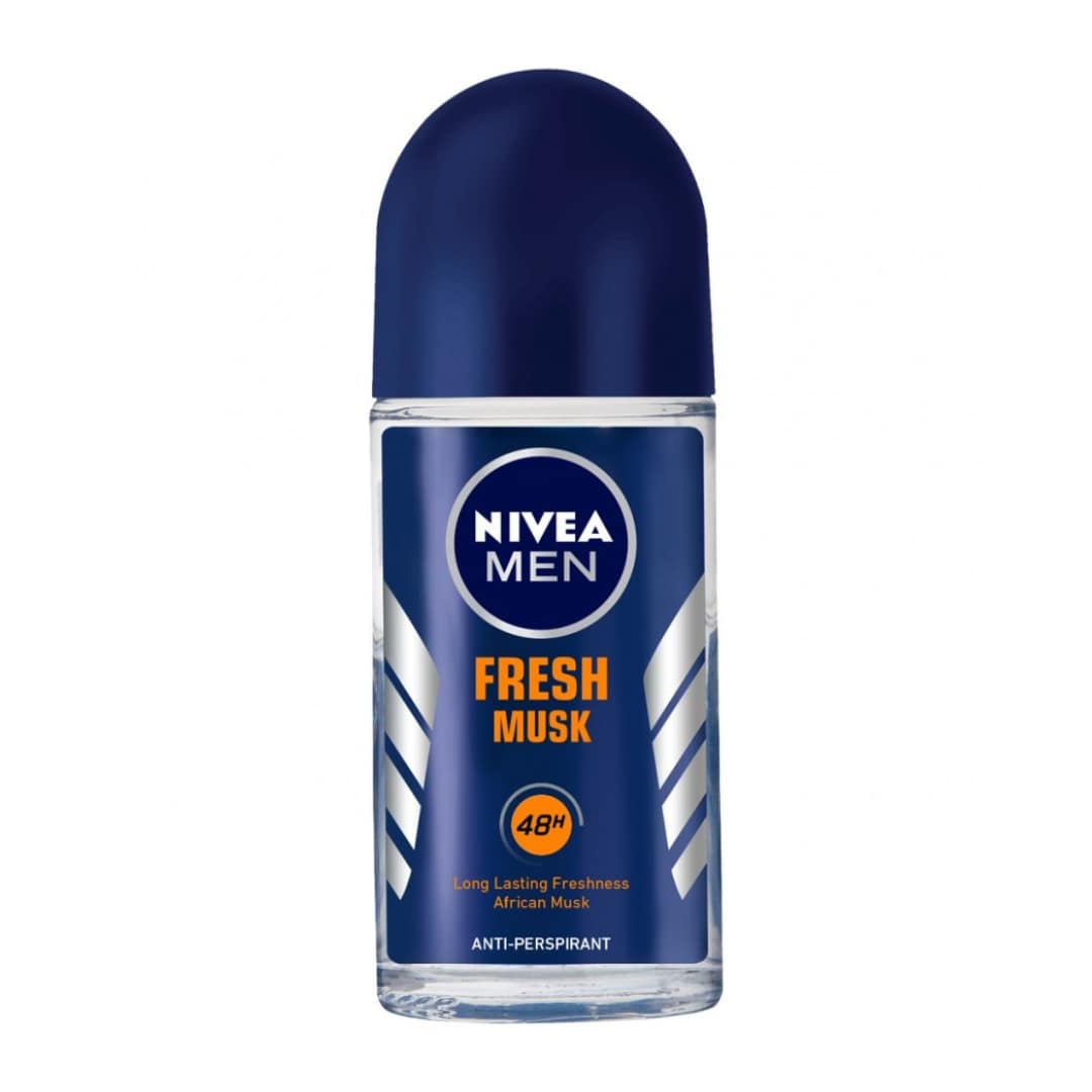 Nivea Men Fresh Musk Anti-Perspirant Roll On 50ml - Image 2
