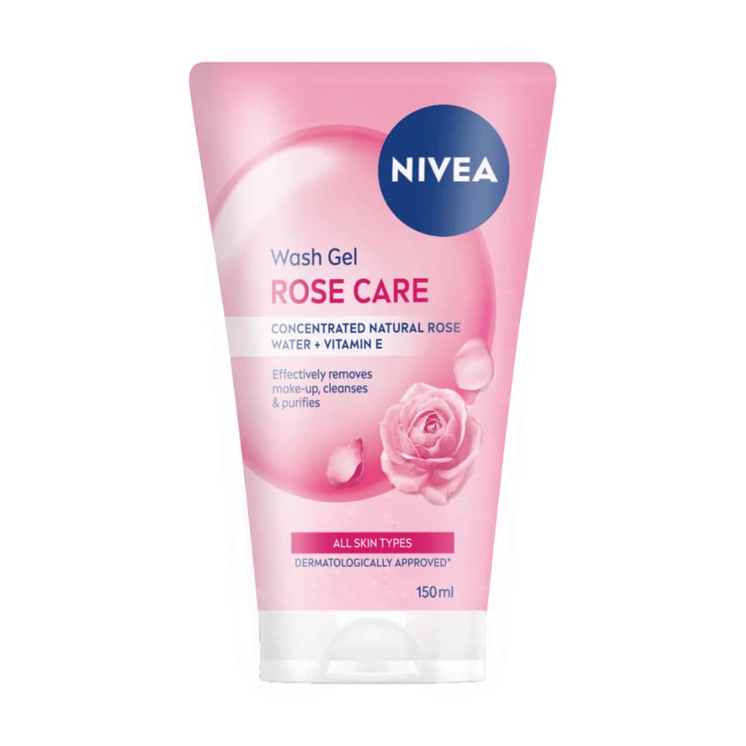 Nivea-Rose-Care-Wash-Gel-Face-Wash-150ml Tube