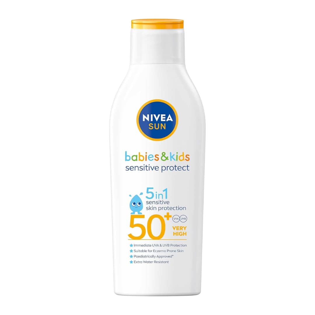 Nivea-Sun-Babies-amp-Kids-Sensitive-Protect-Lotion-200ml. Bottle