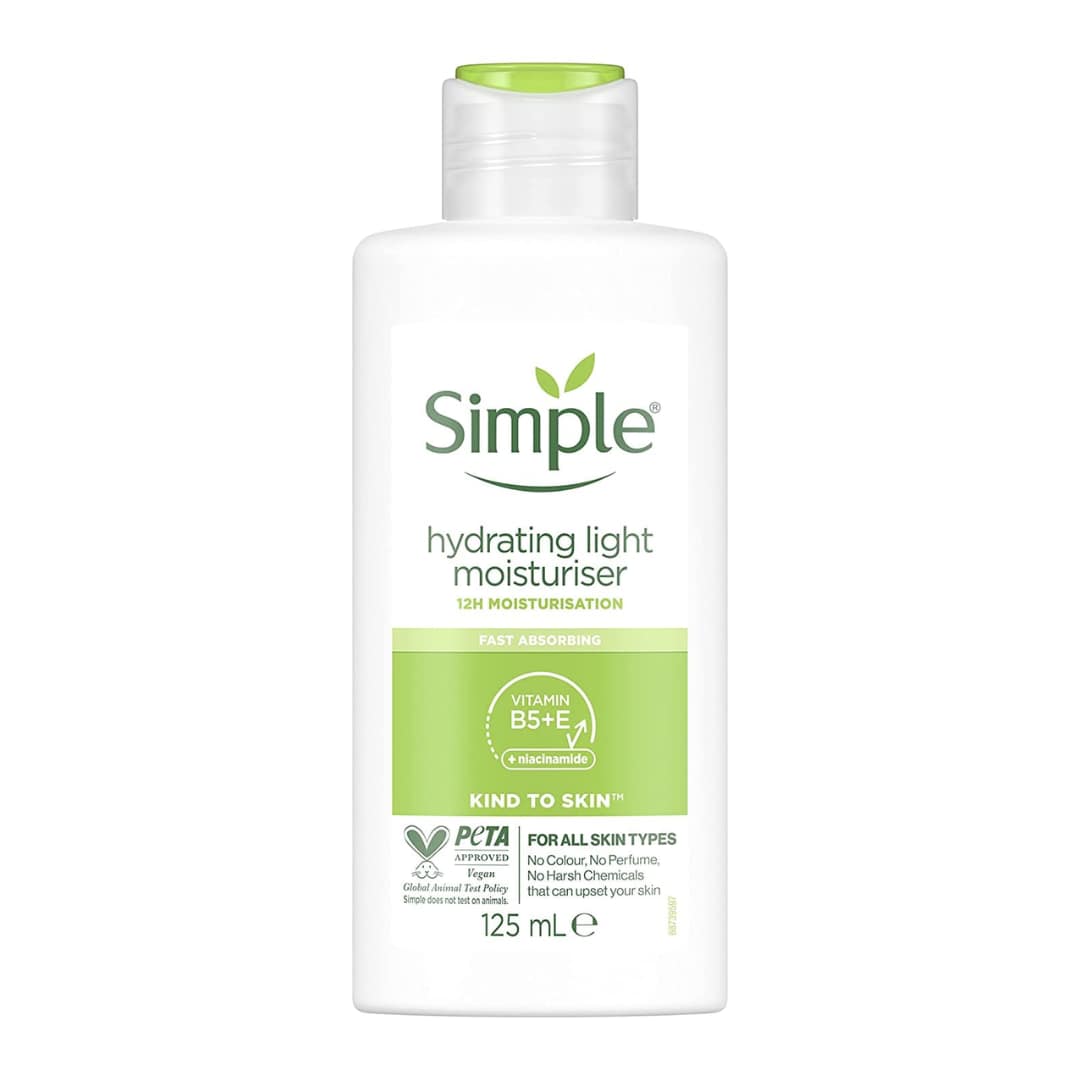 Simple-Skincare-Hydrating-Light-Moisturiser-125ml Bottle