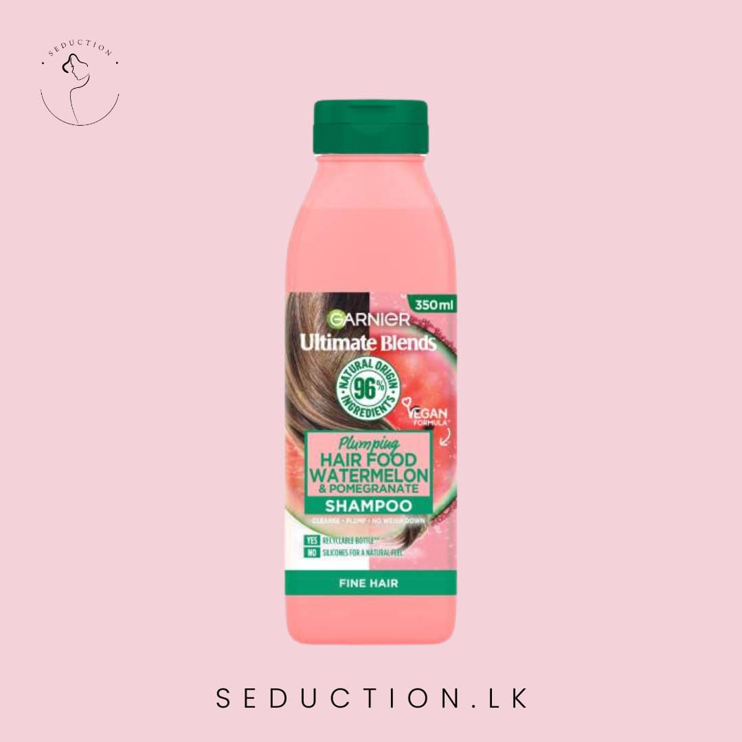 Garnier Ultimate Blends Plumping Hair Food Watermelon Shampoo for Fine Hair 350ml