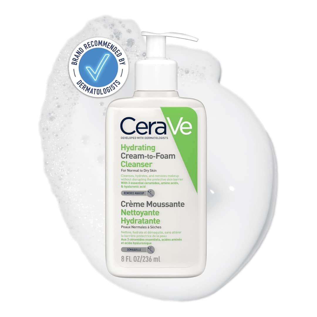 Cerave Hydrating Cream-to-Foam Cleanser 236ml