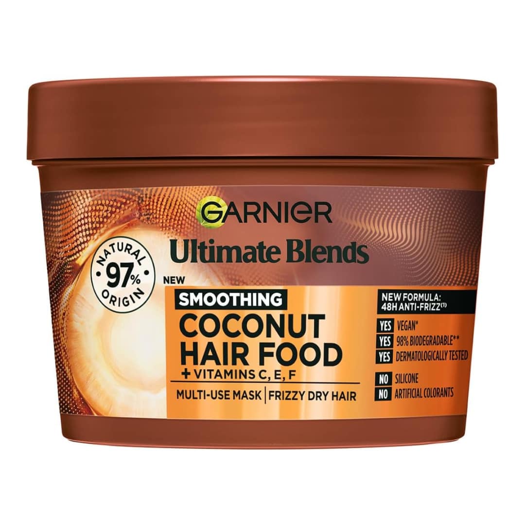 Garnier Ultimate Blends Soothing Coconut & Macadamia Supercharged Hair Food Mask 400ml